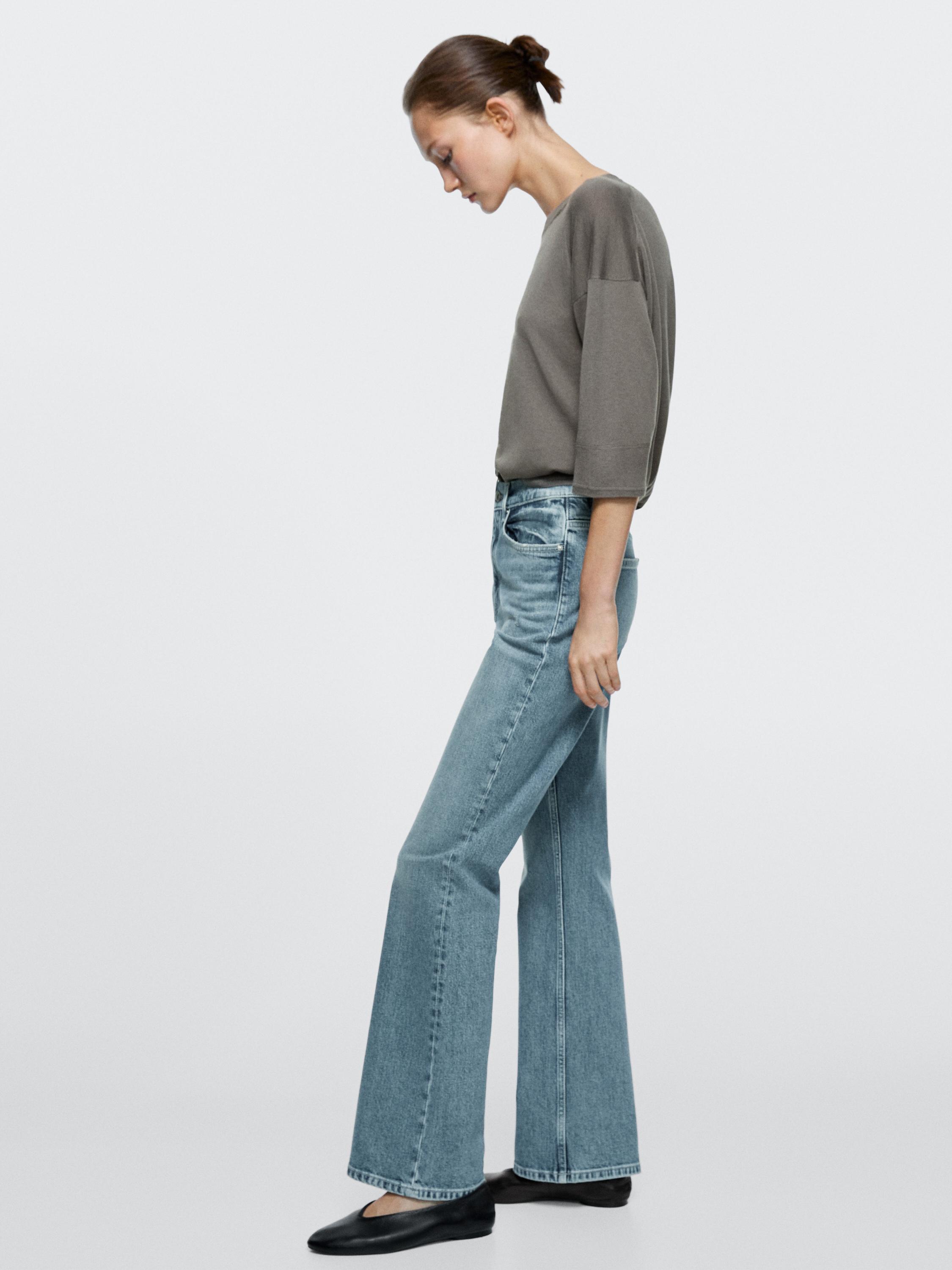 Jean bootcut taille haute